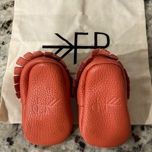 Freshly Picked Coral Moccasins